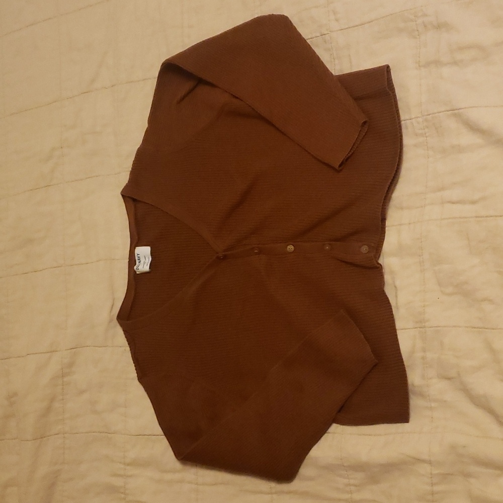 Old Navy Ribbed Cropped Cardigan